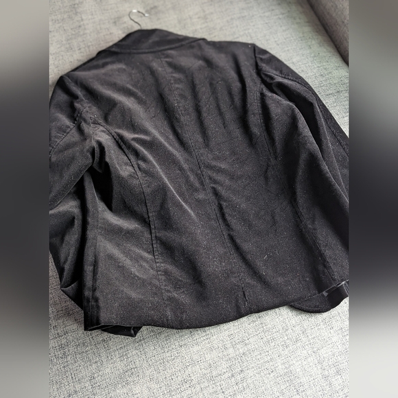 Sienna Faux Suede Blazer with Vintage Broach - Picture 2 of 7